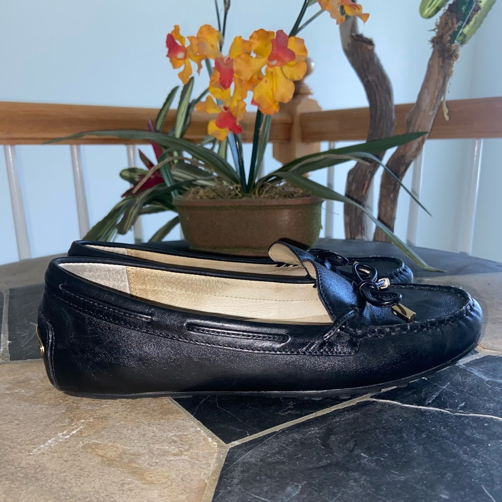 Michael Kors Sutton Black Moccasins